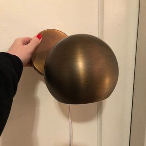 Urban Outfitters Gold Wall Sconce
